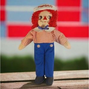 VTG Raggedy Andy Rag Doll 17” Boy Cloth 80s w/Clothes by Johnny Gruelle Applause